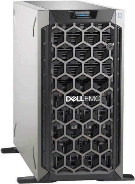 Dell PowerEdge T340 Tower Server, Windows 2019 STD OS, Intel Xeon E-2124 Quad-Core 3.3GHz 8MB, 32GB DDR4 RAM, 8TB Storage, RAID, Single PSU (Re-newed)