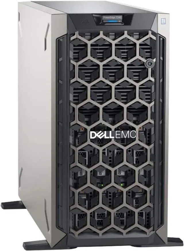 Dell PowerEdge T340 Tower Server, Windows 2019 STD OS, Intel Xeon E-2124 Quad-Core 3.3GHz 8MB, 32GB DDR4 RAM, 8TB Storage, RAID, Single PSU (Re-newed)