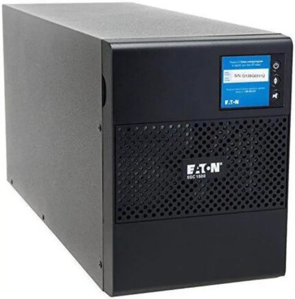 Eaton 5SC1500 5SC UPS 1500 VA 1080 Watt 120V Line-Interactive Battery Backup Tower USB - Tower - 5 Minute Stand-by - 110 V AC Input - 8 x NEMA 5-15R -