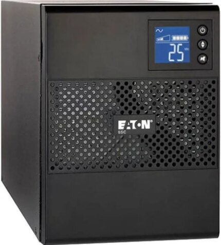 Eaton 5SC1500 5SC UPS 1500 VA 1080 Watt 120V Line-Interactive Battery Backup Tower USB - Tower - 5 Minute Stand-by - 110 V AC Input - 8 x NEMA 5-15R -