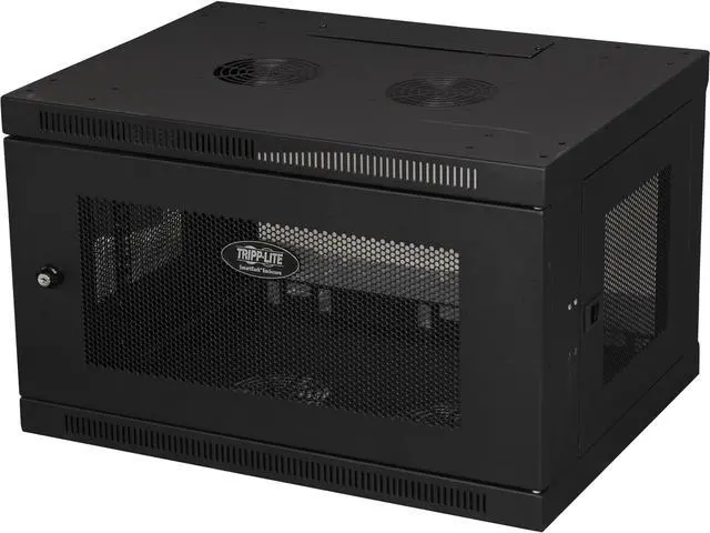 Eaton Tripp Lite Series SmartRack 6U Low-Profile Switch-Depth Wall-Mount Mini Rack Enclosure - 19" 6U Wall Mounted (SRW6U)