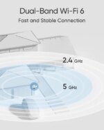 eufy Security Floodlight Camera E340 Wired, 360° Pan and Tilt, 24/7 Recording, Dual-Band Wi-Fi, 2,000 Lumens, Motion-Activated, Dual Camera, HomeBase