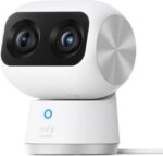 eufy Security Indoor Cam S350, Dual Cameras, 4K UHD Resolution Security Camera with 8× Zoom and 360° PTZ, Human/Pet AI, Ideal for Baby Monitor/Pet