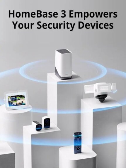 eufy Security S380 HomeBase (HomeBase 3),eufy Edge Security Center, Local Expandable Storage up to 16TB, eufy Security Product Compatibility, Advanced