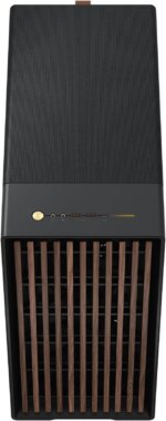 Fractal Design North XL ATX mATX Full Tower PC Case - Charcoal Black Chassis with Walnut Front and Dark Tinted TG Side Panel - FD-C-NOR1X-02