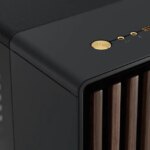 Fractal Design North XL ATX mATX Full Tower PC Case - Charcoal Black Chassis with Walnut Front and Dark Tinted TG Side Panel - FD-C-NOR1X-02