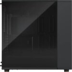 Fractal Design North XL ATX mATX Full Tower PC Case - Charcoal Black Chassis with Walnut Front and Dark Tinted TG Side Panel - FD-C-NOR1X-02