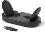 Fractal Design Scape Dark RGB Wireless Gaming Headset w/ Immersive Audio, USB Dongle & BT 5.3, Charging Stand, 40-Hr Battery, compatible with PC, Mac,
