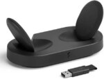 Fractal Design Scape Dark RGB Wireless Gaming Headset w/ Immersive Audio, USB Dongle & BT 5.3, Charging Stand, 40-Hr Battery, compatible with PC, Mac,