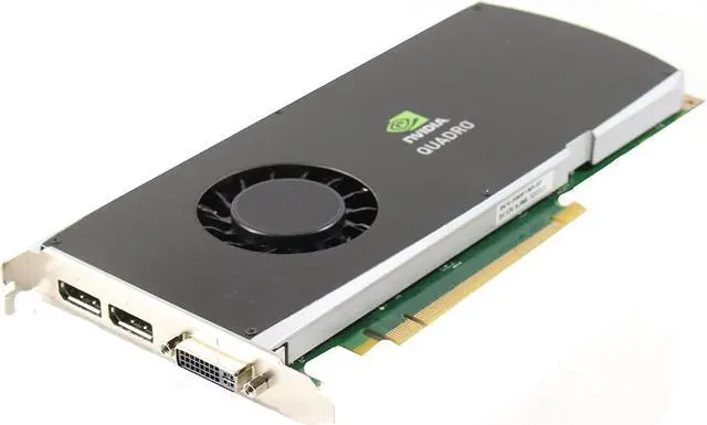 Genuine Dell X9YDW T939K NVIDIA Quadro FX 3800 1 GB GDDR3 PCI-E PCI-Express 2.0 x16 DVI Dual DisplayPort Full Height Graphics Video Card Compatible