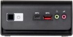GIGABYTE GB-BTIP-N150 Black Ultra Compact Mini PC, Intel® Processor N150, 4C, 6W.