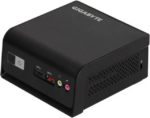 GIGABYTE GB-BTIP-N250 Black Ultra Compact Mini PC, Intel Processors N250, 4C, up to 3.8 GHz, 1 x 262Pin SO-DIMM DDR5 4800