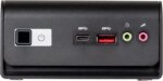 GIGABYTE GB-BTIP-N250 Black Ultra Compact Mini PC, Intel Processors N250, 4C, up to 3.8 GHz, 1 x 262Pin SO-DIMM DDR5 4800