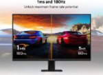 GIGABYTE - GS27QA SA - 27" IPS Gaming Monitor - QHD 2560x1440 - 180Hz - 1ms MPRT - AMD FreeSync - HDMI, DP - Black