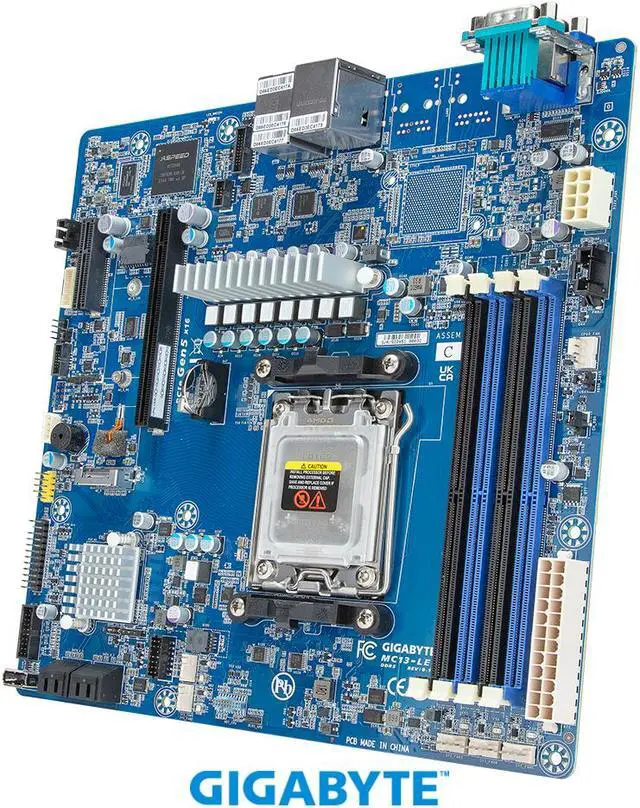 GIGABYTE MC13-LE0 Motherboard - AMD EPYC™ 4005/4004 & Ryzen™ 9000/7000 - microATX UP 1Gb/s LAN