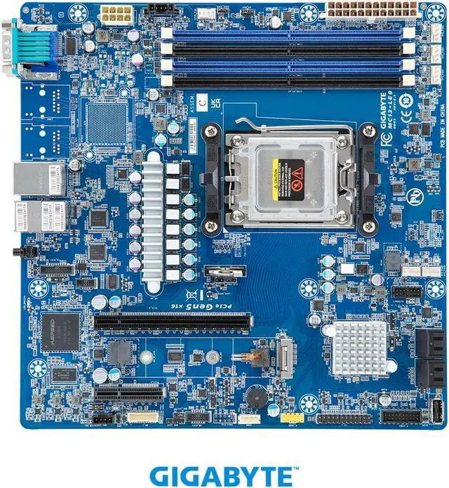 GIGABYTE MC13-LE0 Motherboard - AMD EPYC™ 4005/4004 & Ryzen™ 9000/7000 - microATX UP 1Gb/s LAN