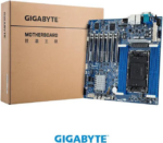GIGABYTE MS03-CE0 ATX Server Motherboard, 4th Gen. Intel® Xeon® Scalable Processors, Single processor, LGA 4677, Intel® C741 Chipset.