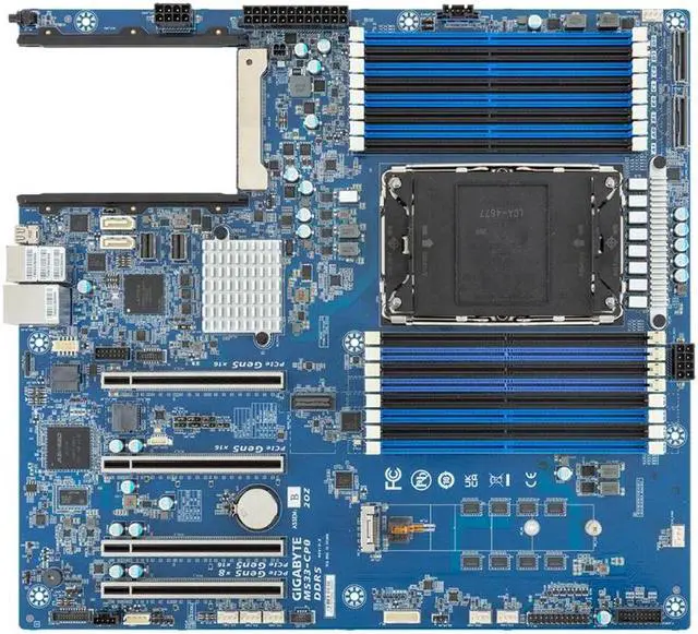 Gigabyte MS33-CP0 Rev. 1.x/3.x Server Motherboard - 5th/4th Gen Intel Xeon Scalable - E-ATX UP