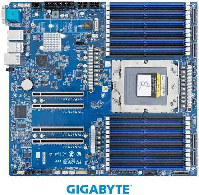 GIGABYTE MZ33-AR1 Rev. 3.x Server Motherboard, AMD EPYC™ 9005/9004 - E-ATX UP, cTDP up to 500W