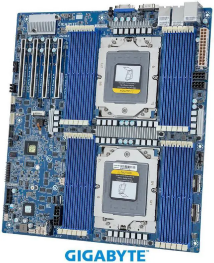 GIGABYTE MZ73-LM1 Motherboard - AMD EPYC™ 9005/9004 - E-ATX DP PCIe Gen4 cTDP 400W