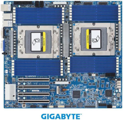 GIGABYTE MZ73-LM2 Motherboard - AMD EPYC™ 9005/9004 - E-ATX DP PCIe Gen5 cTDP 500W