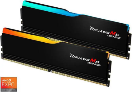 G.SKILL Ripjaws M5 Neo RGB Series 32GB (2 x 16GB) 288-Pin PC RAM DDR5 6000 (PC5 48000) Desktop Memory