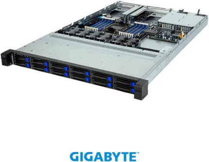GTGABYTE 4th Gen Intel® Xeon® Scalable Server System - 1U UP 12-Bay SATA/SAS - R163-S32-AAB1