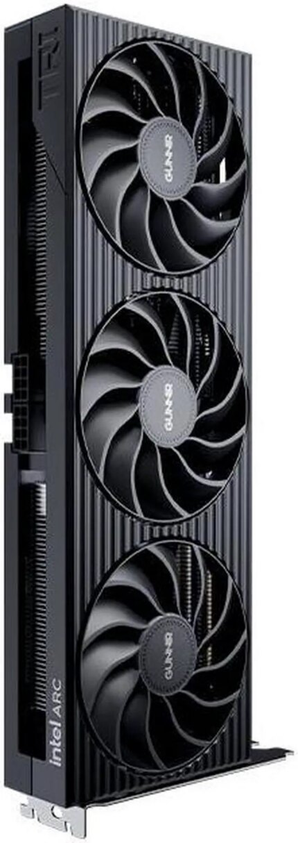 GUNNIR Intel Arc B580 Tri 12G OC Gaming Graphics Card (PCIe 4.0, 12GB GDDR6, HDMI 2.1, DisplayPort 2.1) Black