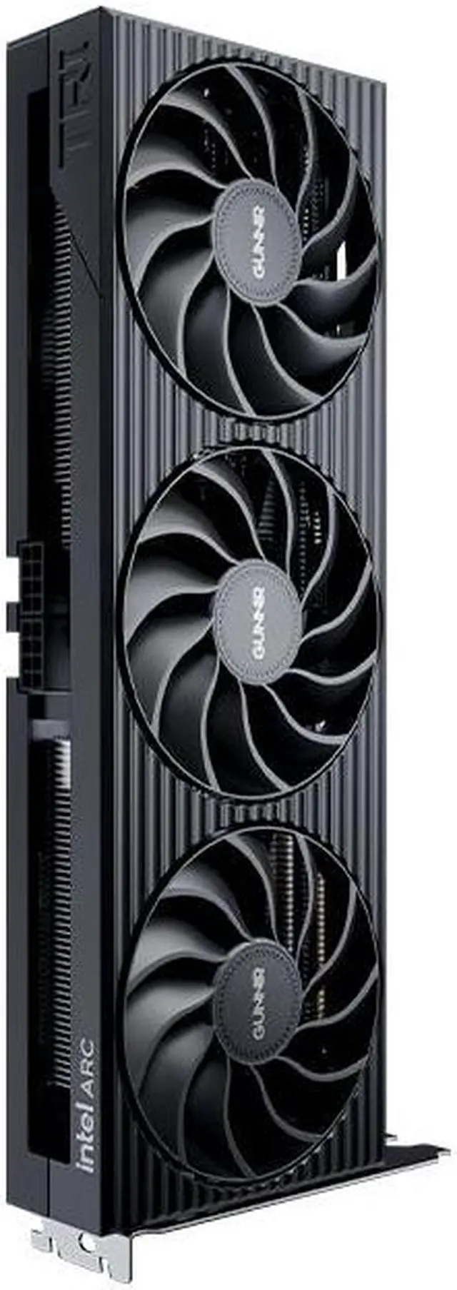 GUNNIR Intel Arc B580 Tri 12G OC Gaming Graphics Card (PCIe 4.0, 12GB GDDR6, HDMI 2.1, DisplayPort 2.1) Black