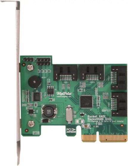 HighPoint RocketRAID 640L PCI-Express 2.0 x4 SATA RAID Controller Card