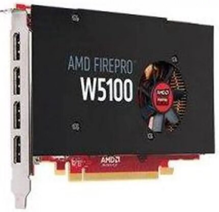 HP FirePro W5100 Graphic Card - 930 MHz Core - 4 GB GDDR5 - PCI Express 3.0 x16 - Full-length/Full-height - Single Slot Space Required