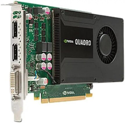 HP Quadro K2000 C2J93AT 2GB 128-bit GDDR5 PCI Express 2.0 x16 Plug-in Card Graphics Card