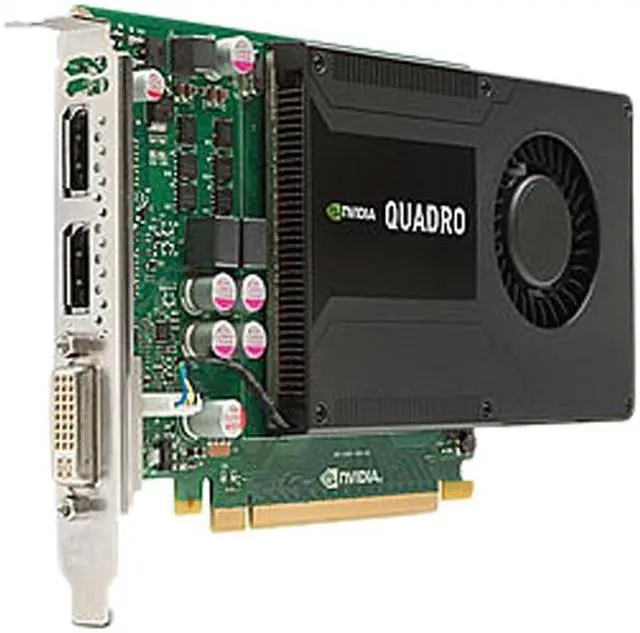 HP Quadro K2000 C2J93AT 2GB 128-bit GDDR5 PCI Express 2.0 x16 Plug-in Card Graphics Card