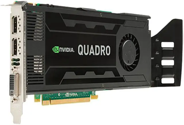 HP Quadro K4000 C2J94AT 3GB 192-bit GDDR5 PCI Express 2.0 x16 Plug-in Card Graphics Card