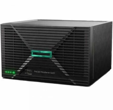 HPE ProLiant MicroServer Gen11 server with 1Intel® Xeon® E-2414 Processor, 16 GB (1x16 GB UDIMM) Single Rank Memory, dedicated iLO-M.2 port kit,
