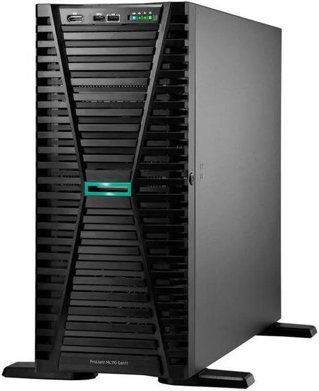 HPE ProLiant ML110 G11 4.5U Tower Server - 1x Intel Xeon Gold 5416S (2.0 GHz) - 32 GB RAM - Serial ATA Controller Intel C741 Chip - Gigabit Ethernet -