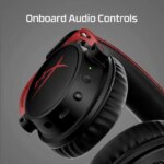 HyperX Cloud Alpha Wireless - Gaming Headset for PC, 300-hour battery life, DTS Headphone X Spatial Audio, Memory foam, Dual Chamber Drivers,