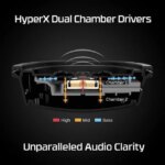 HyperX Cloud Alpha Wireless - Gaming Headset for PC, 300-hour battery life, DTS Headphone X Spatial Audio, Memory foam, Dual Chamber Drivers,