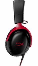 HyperX Cloud III – Wired Gaming Headset, PC, PS5, Xbox Series X|S, Angled 53mm Drivers, DTS Spatial Audio, Memory Foam, Durable Frame, Ultra-Clear