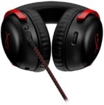 HyperX Cloud III – Wired Gaming Headset, PC, PS5, Xbox Series X|S, Angled 53mm Drivers, DTS Spatial Audio, Memory Foam, Durable Frame, Ultra-Clear