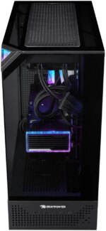 iBUYPOWER Element 9 Pro Black Gaming PC Desktop - Intel Core Ultra 7 265KF - NVIDIA GeForce RTX 5070Ti 16GB - 32GB DDR5 RGB - 2TB NVMe SSD -