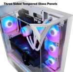 iBUYPOWER Element 9 White Gaming PC Desktop - AMD Ryzen 7 7800X3D - NVIDIA GeForce RTX 5070Ti 16GB - 32GB DDR5 RGB - 1TB NVMe SSD - EWA7N57T01