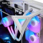 iBUYPOWER Element 9 White Gaming PC Desktop - AMD Ryzen 7 7800X3D - NVIDIA GeForce RTX 5070Ti 16GB - 32GB DDR5 RGB - 1TB NVMe SSD - EWA7N57T01