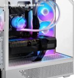 iBUYPOWER Element 9 White Gaming PC Desktop - AMD Ryzen 7 7800X3D - NVIDIA GeForce RTX 5070Ti 16GB - 32GB DDR5 RGB - 1TB NVMe SSD - EWA7N57T01