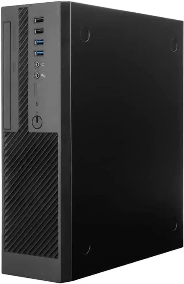 IN WIN Micro-ATX Desktop case, 9L Compact Size, pre-Installed Standard TFX 300W Power Supply and 80mm Fan x 1 (CK722.FF300TB3)