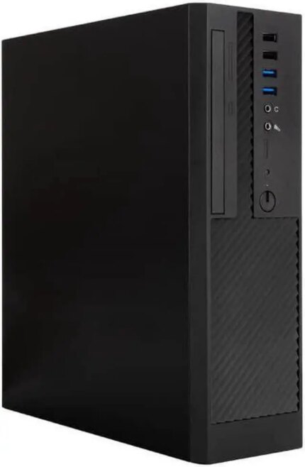 IN WIN Micro-ATX Desktop case, 9L Compact Size, pre-Installed Standard TFX 300W Power Supply and 80mm Fan x 1 (CK722.FF300TB3)