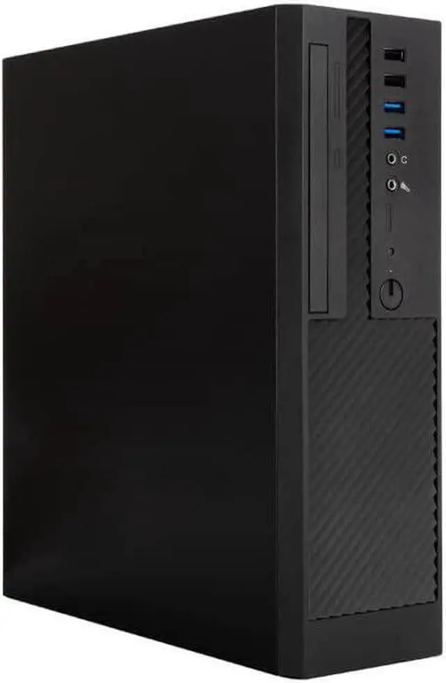 IN WIN Micro-ATX Desktop case, 9L Compact Size, pre-Installed Standard TFX 300W Power Supply and 80mm Fan x 1 (CK722.FF300TB3)
