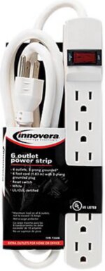Innovera IVR73306 6 Outlets Power Strip