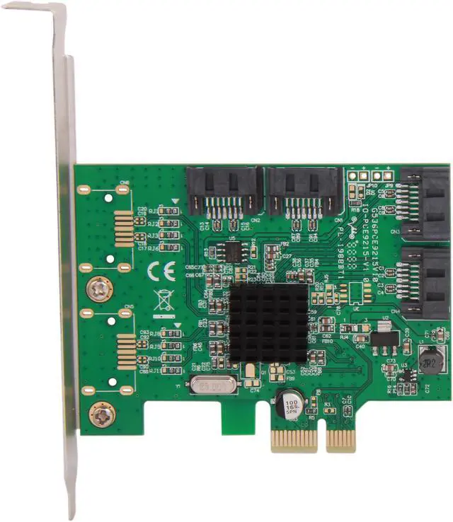 IOCrest SI-PEX40064 PCI-Express 2.0 Low Profile Ready SATA III (6.0 Gb/s) Controller Card