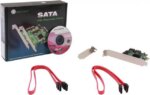 IOCrest SI-PEX40064 PCI-Express 2.0 Low Profile Ready SATA III (6.0 Gb/s) Controller Card